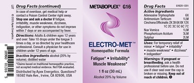 G1620-1201 (G16 Electro Met 20201201)